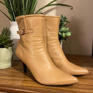 Tan Booties Size 8M